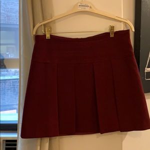 J Crew Pleated Skirt